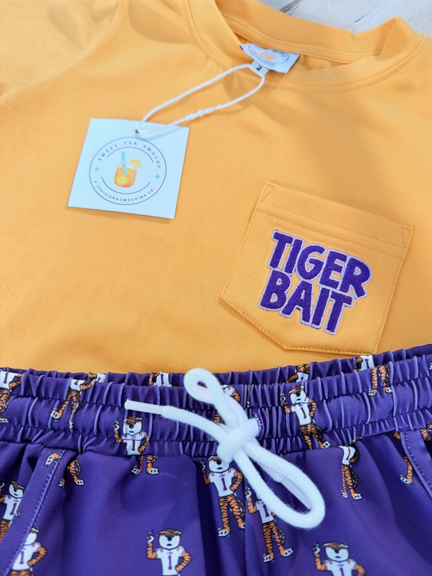 Tiger Bait Boy Shorty Set