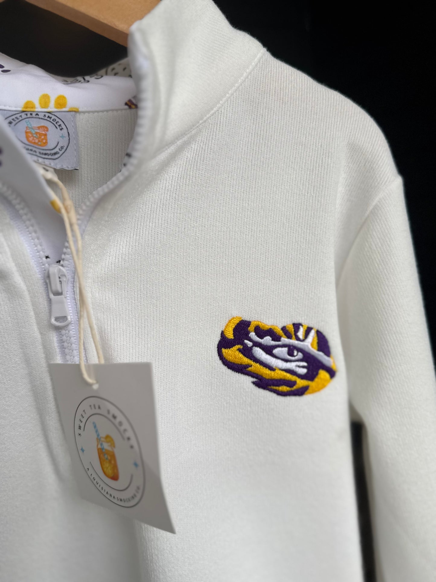 Sweet Baton Rouge Quarter Zip Sweatshirt