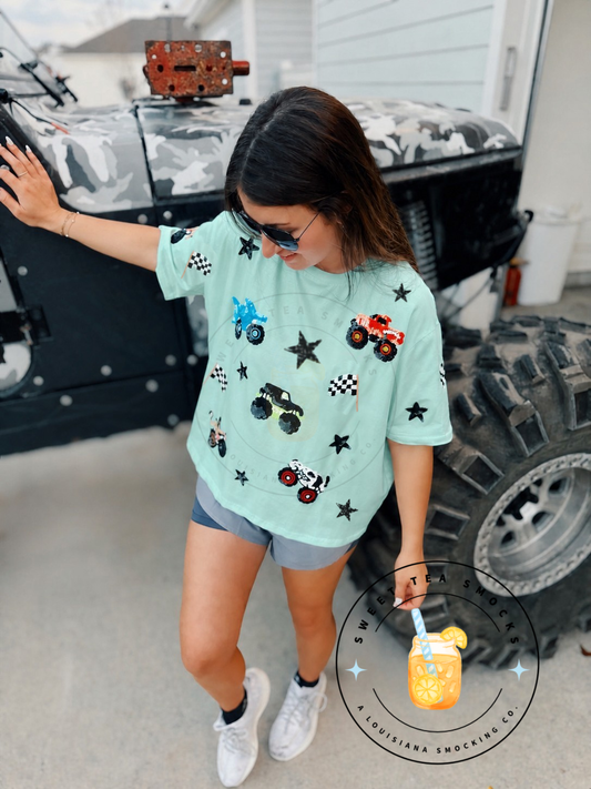 Preorder: Sparkle Jam Women’s T-Shirt Seafoam