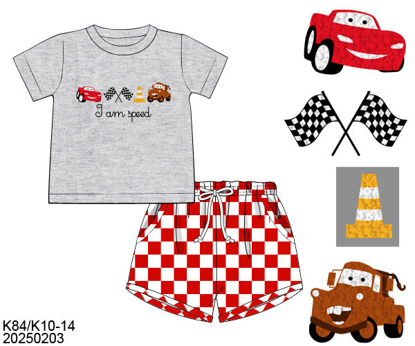 I Am Speed Shorty Set