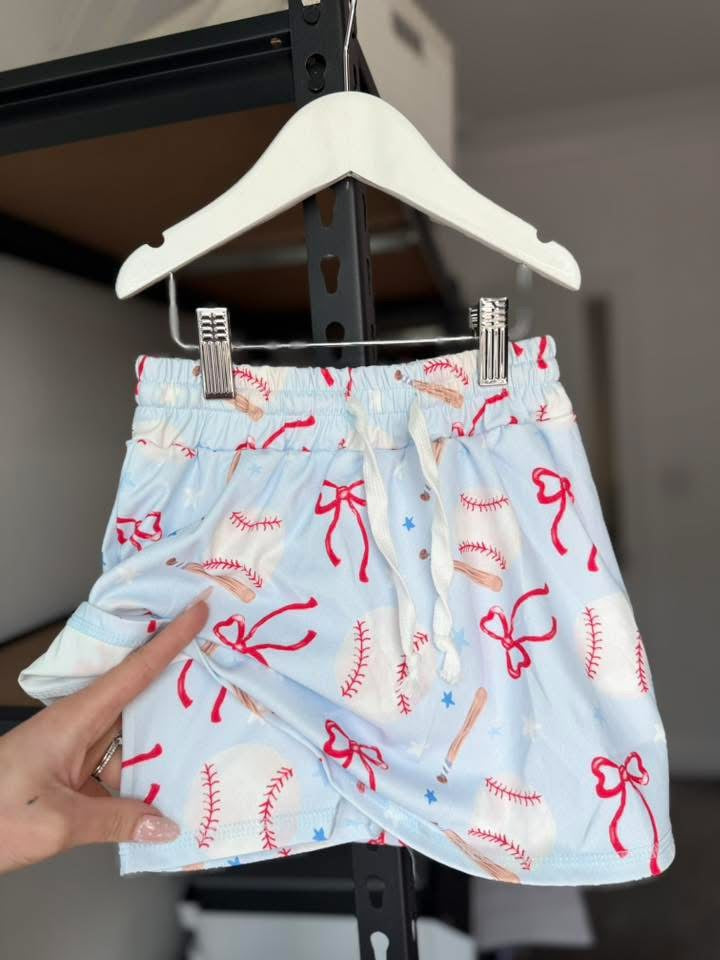 Baseball Athletic Skort