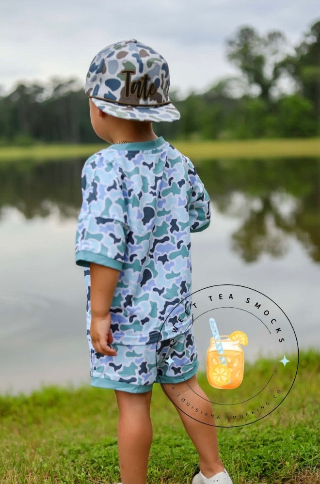 Blue Bayou Camo Youth Lounge Set