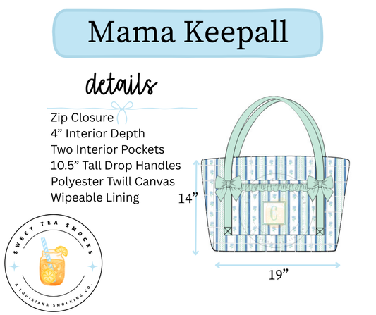 Mama Keepall Size Chart
