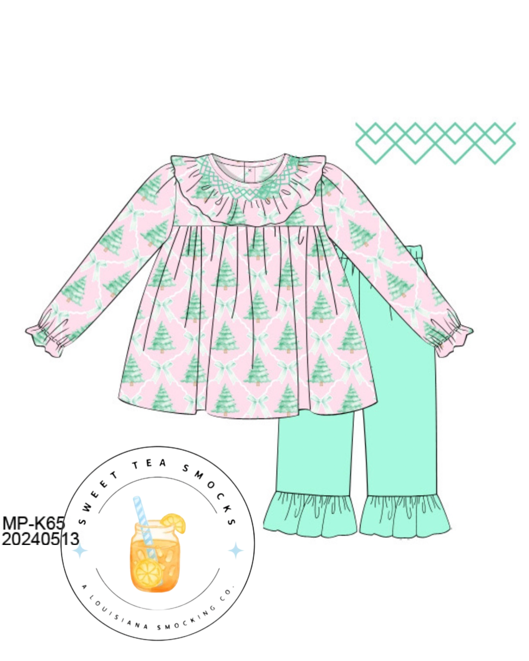 Preorder 28: Coquette Christmas Pant Set