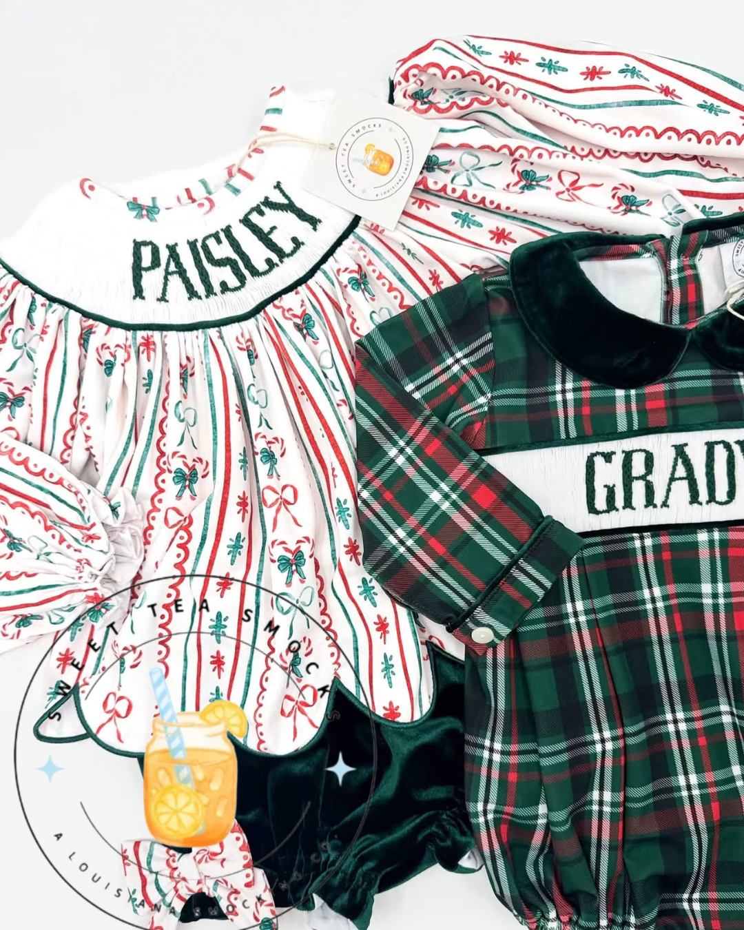 Preorder 28: Mistletoe Manor Smocked Boy Bubble