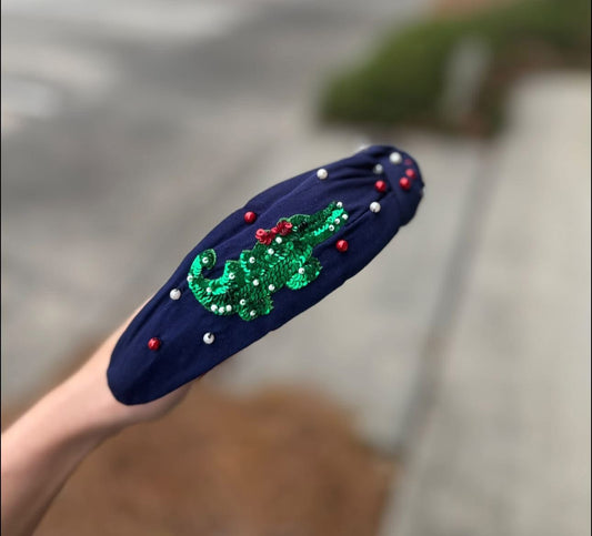 SJV Gators beaded Headbands & Bow