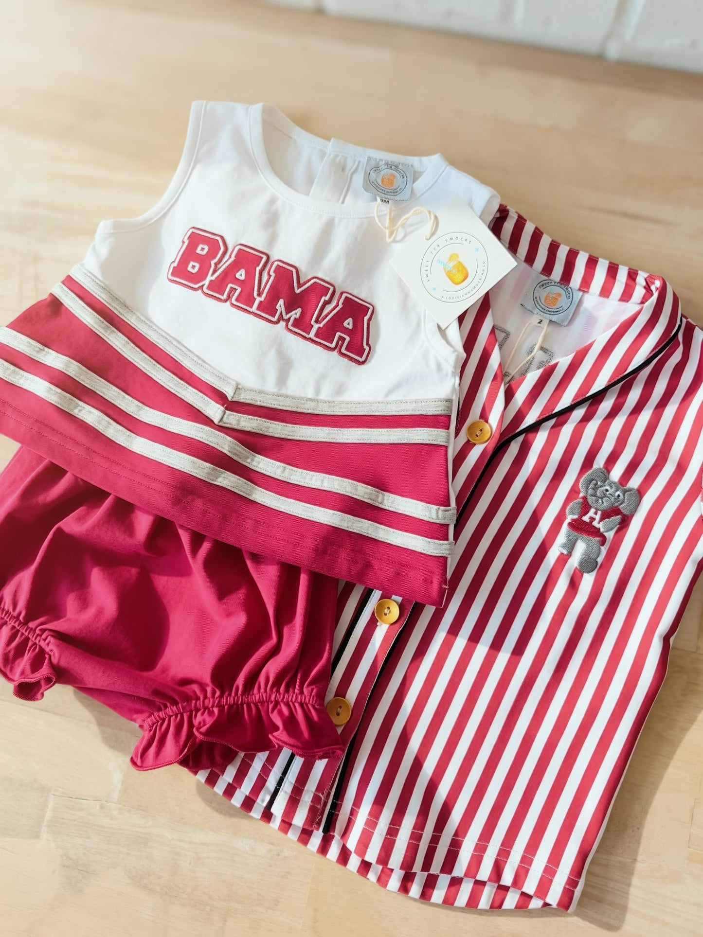 SEC Sweethearts Roll Tide Bloomer Set