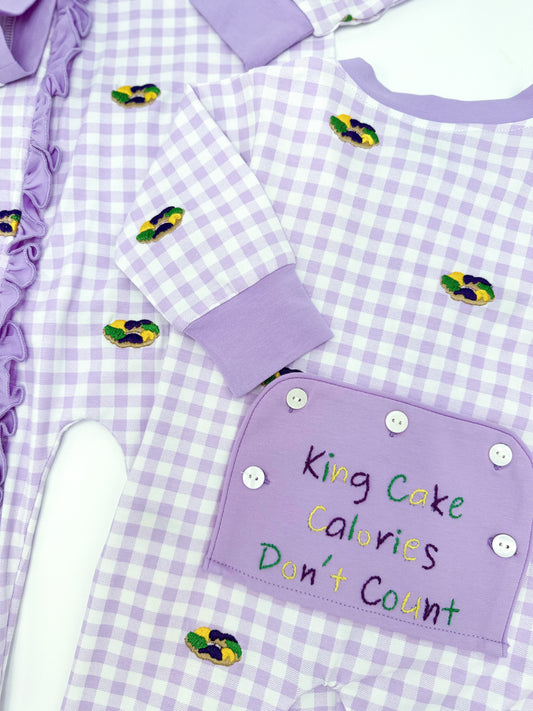 PO 22: King Cake Calories Don’t Count 1pc Pajamas