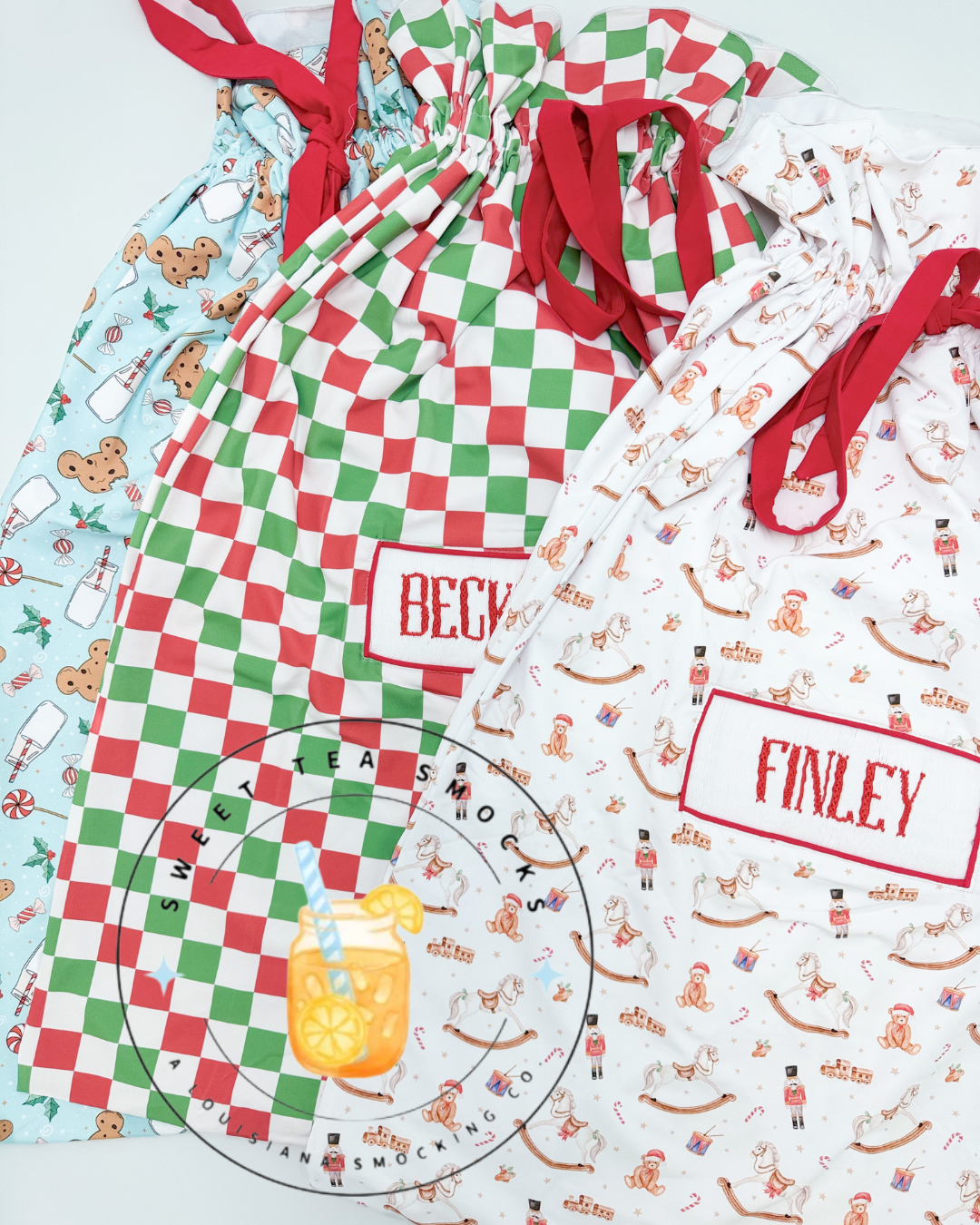 Preorder 28: Smocked Santa Sacks