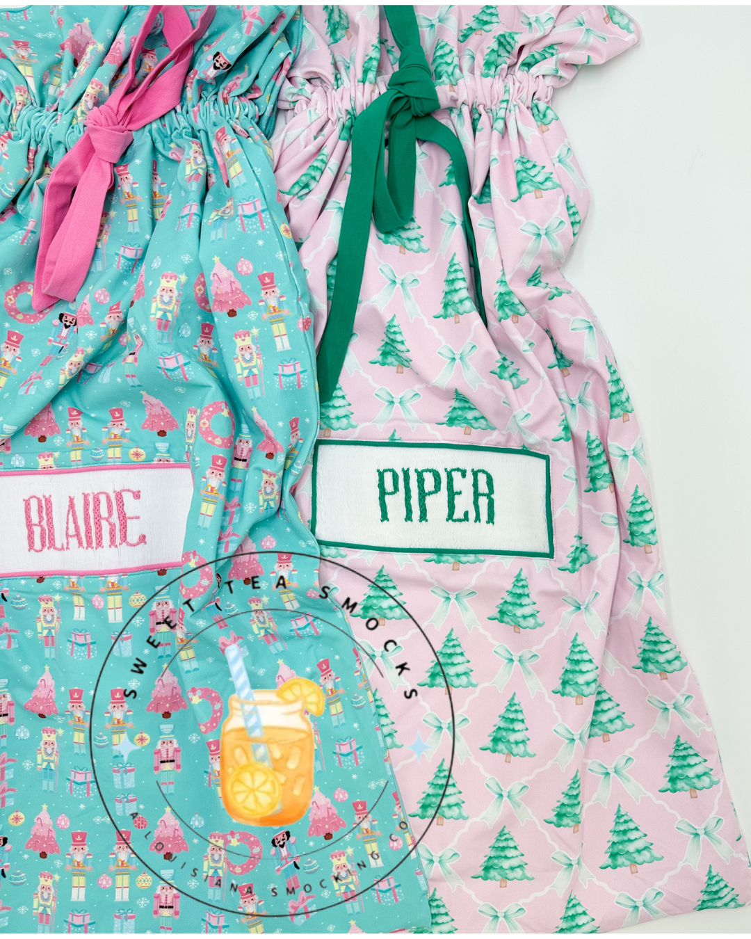 Preorder 28: Smocked Santa Sacks