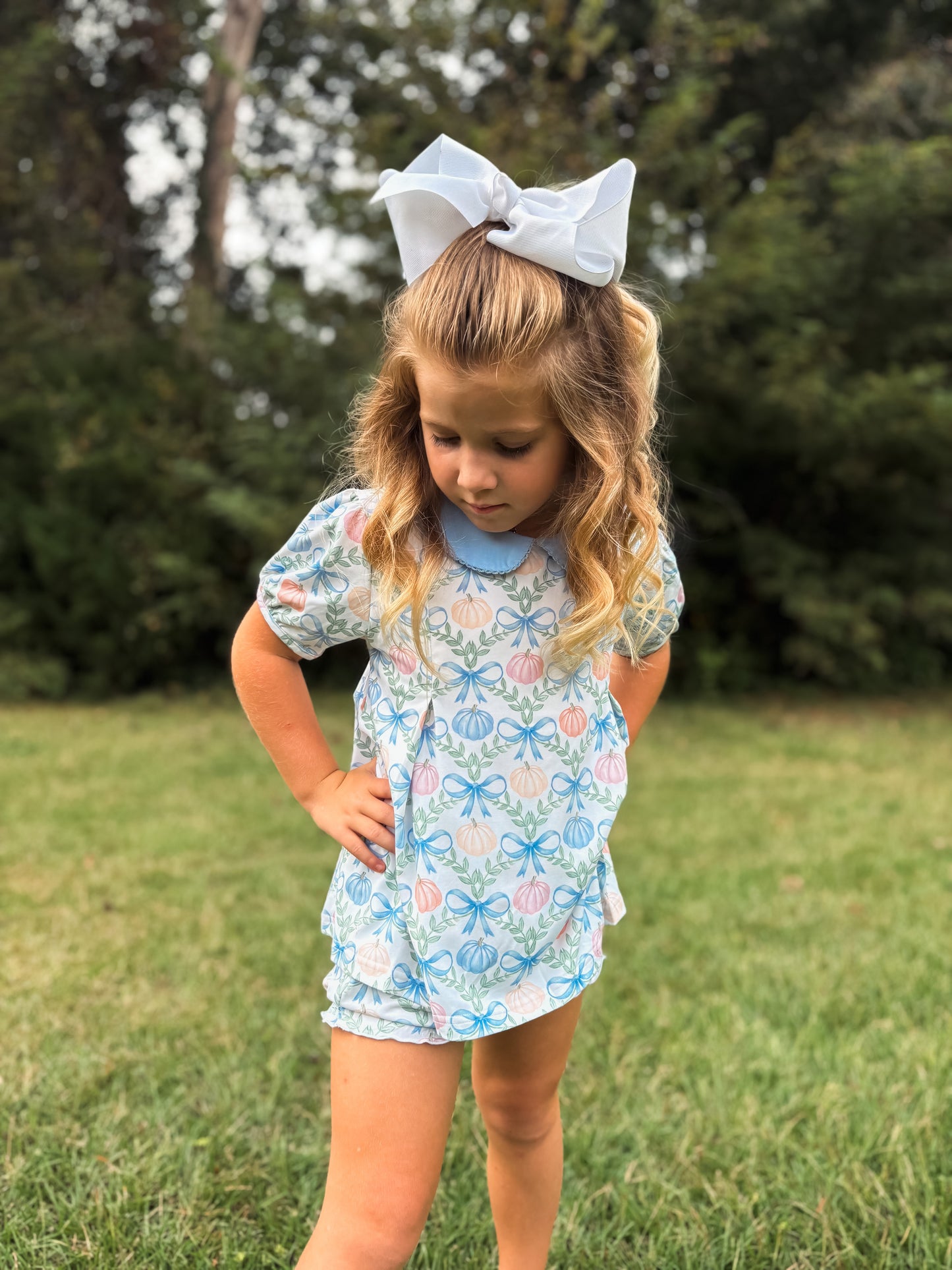 Preppy Pumpkins Bloomer Set