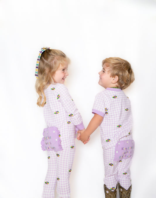 PO 22: King Cake Calories Don’t Count 2PC Pajama Set