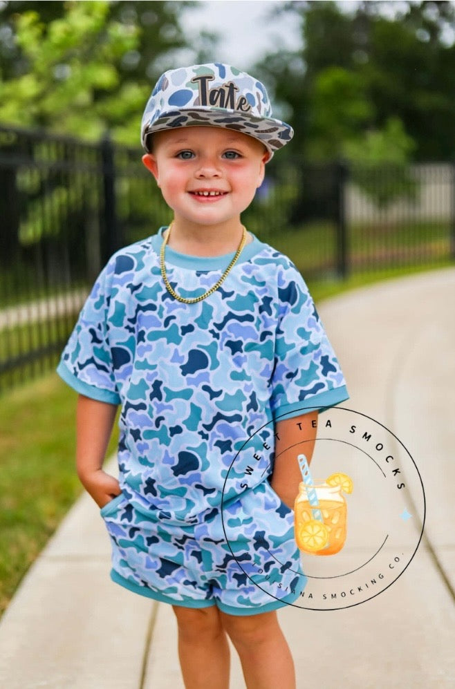 Blue Bayou Camo Youth Lounge Set