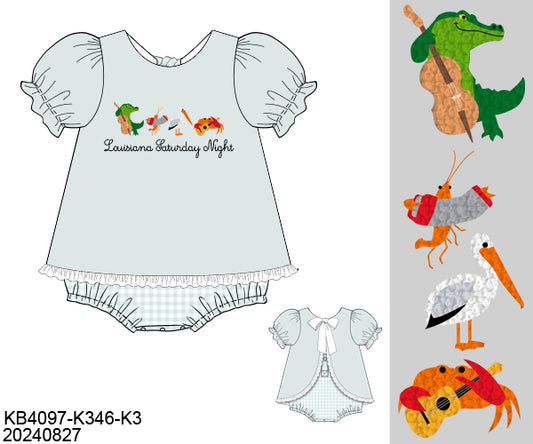 Preorder: Louisiana Saturday Night Skirted Bubble