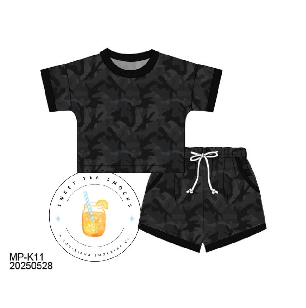 Preorder 27: Black Goose Camo Youth Lounge Set