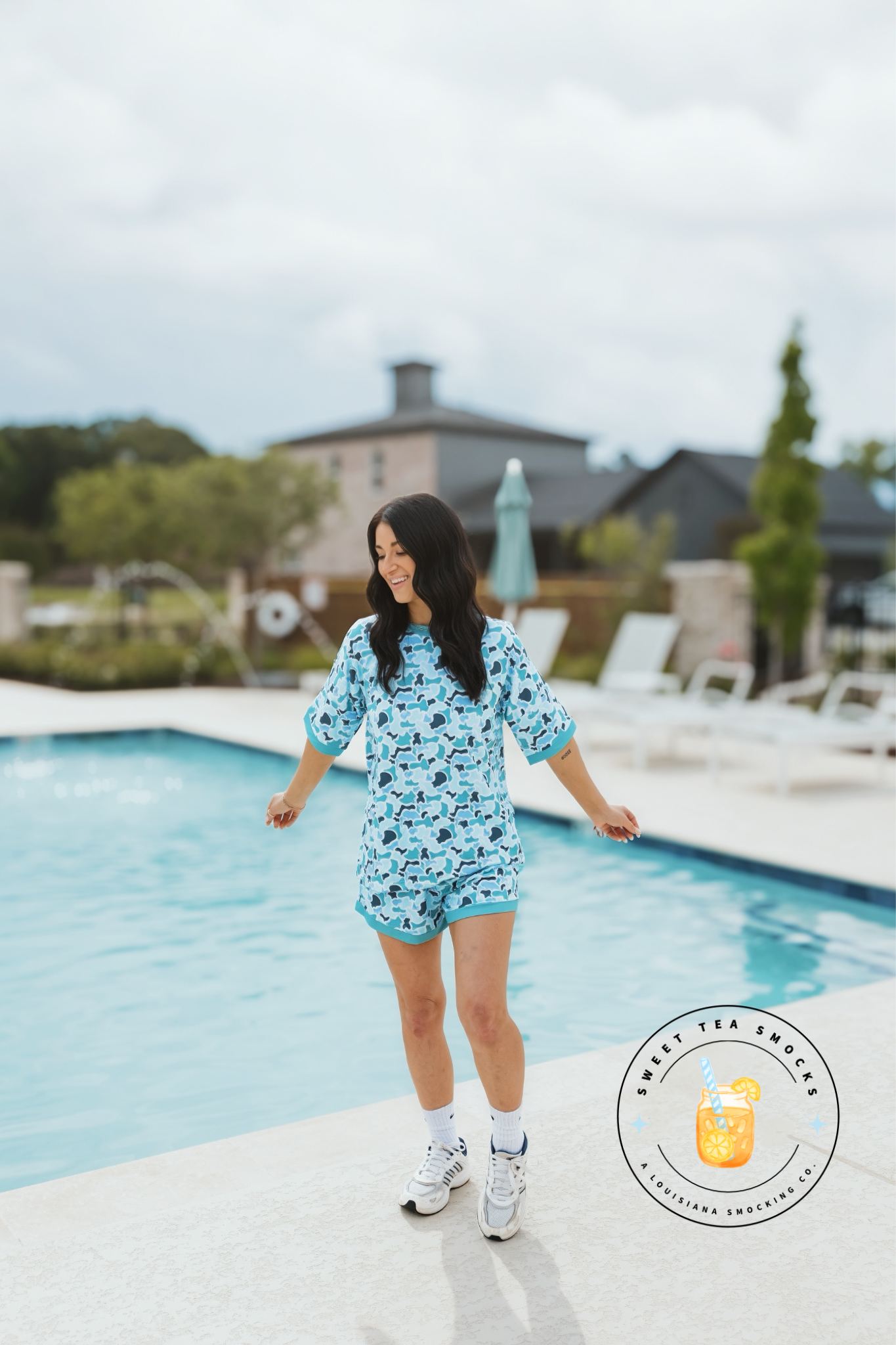Blue Bayou Camo Adult Lounge Set